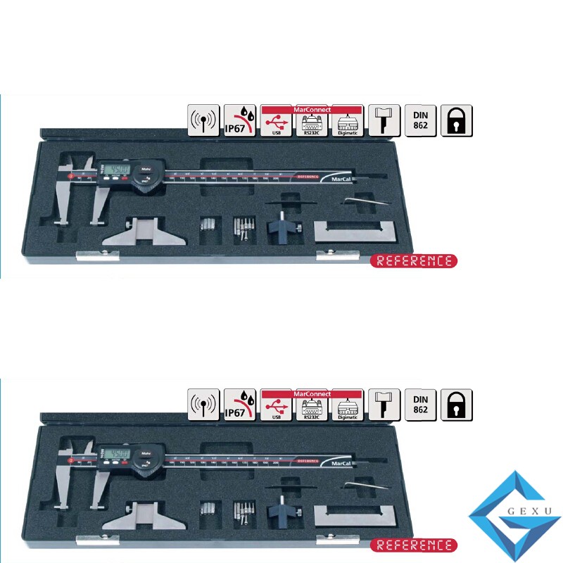 MarCal 16EWV通用0-200mm數(shù)顯游標卡尺套裝4118807 4118808