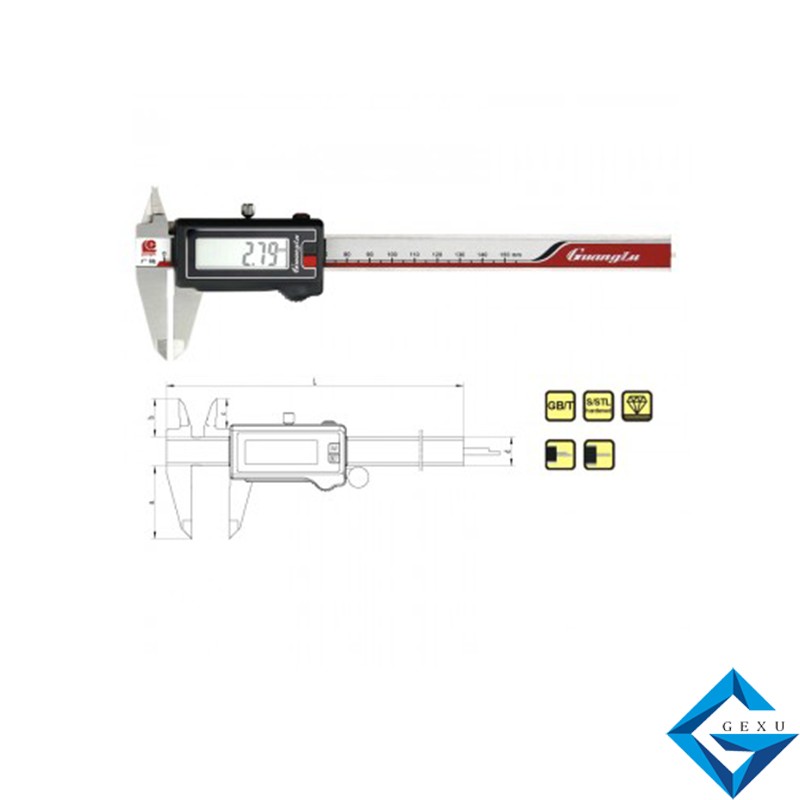 IP67防水?dāng)?shù)顯卡尺（內(nèi)置無線發(fā)射器）110-801-30E測(cè)量0-150